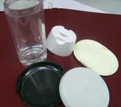 plastic injection parts of cosmetic package